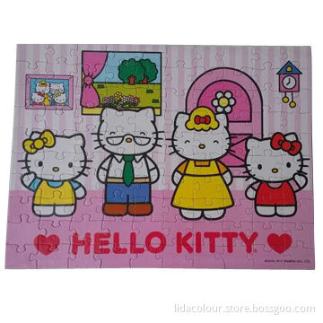 Children's puzzle card, eco-friendly paper and ink